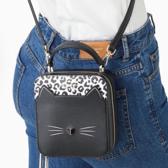 Kate Spade Meow Cat Daisy Crossbody - Picture 3 of 3